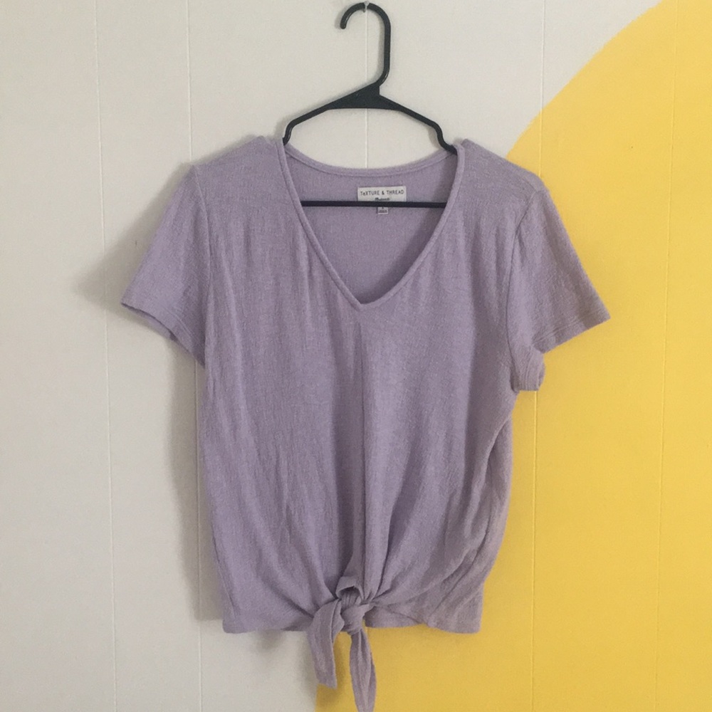 Madewell Tie Front Shirt